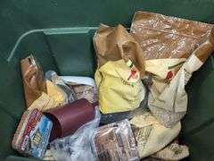 Variety of bird seed and suet cakes. 2a