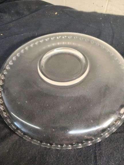 Couroc tray & candlewick bowl