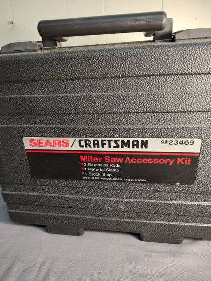 Craftsman miter saw accessory kit in case