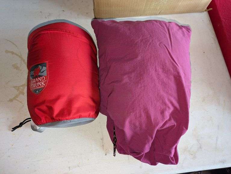 Two Travel Road Pillows in Bags