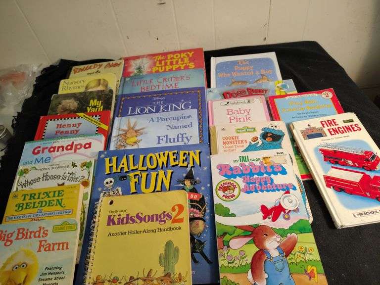 Children's books see pictures for titles and authors