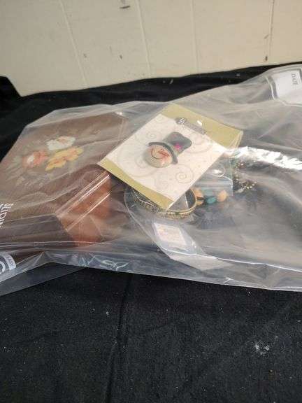 Bag of jewelry with jewelry case
