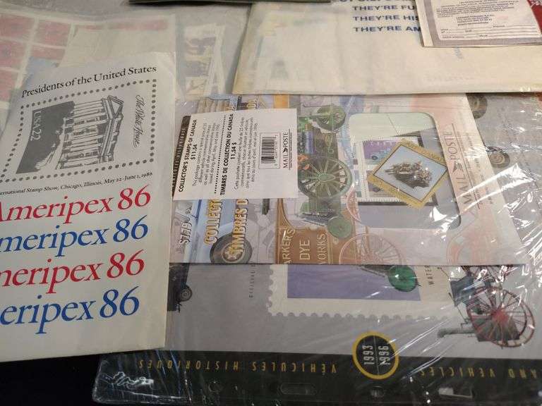 Stamps for stamp books