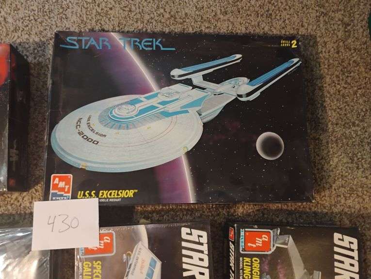 STAR TREK MODELS UNUSED