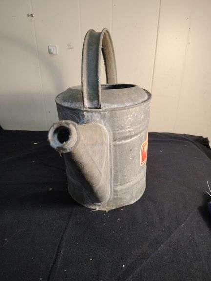 Vintage Wheeling galvanized watering can
