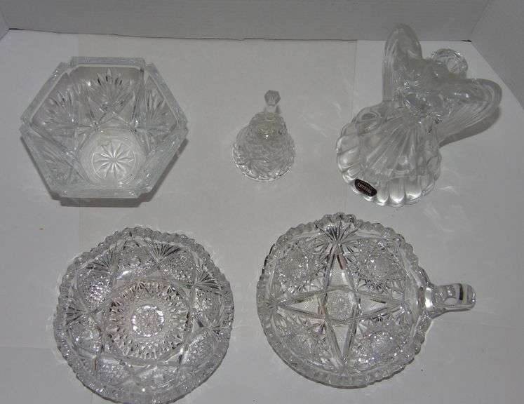 Lead Crystal Decor (Nappy, Bell, Angel Candle Holder, Etc)