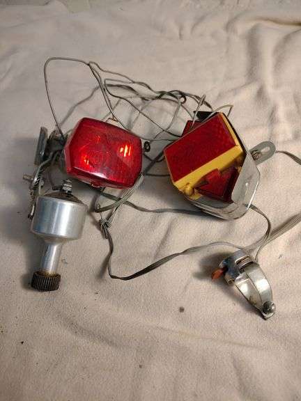 Vintage bicycle lights