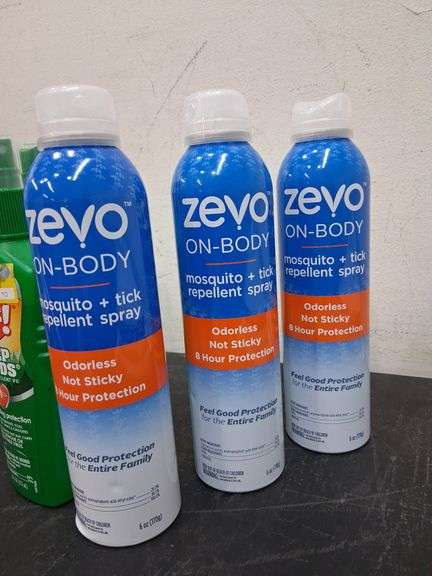 6 new bottles mosquito repellent. 1c