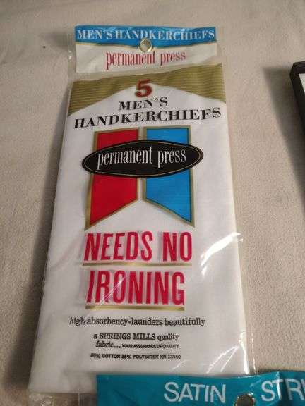 New in package mens handkerchiefs