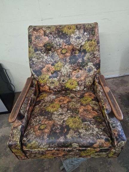 Vintage floral chair