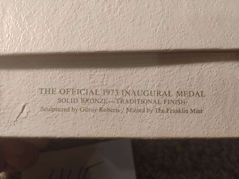 1973 inaugural medal