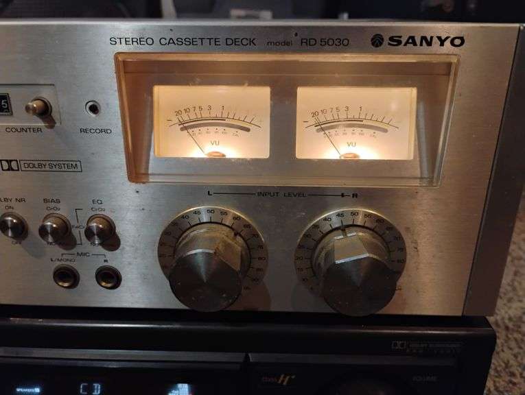 vintage sanyo RD5030 and technics sa-ex700 all tested fine