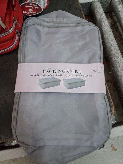 Nwt first aid bags, pencil pouch, and packing pouches. 1c