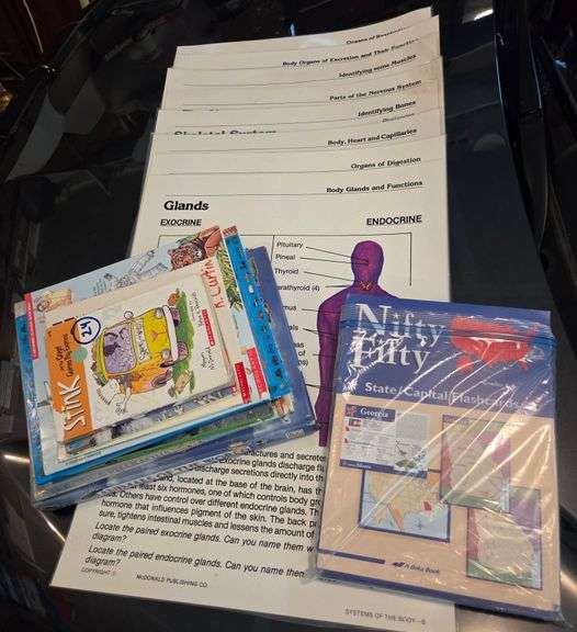 Upper Elementary/Jr High Educational Materials including books. See all photos.
