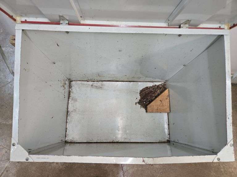 Vintage Metal Storage Trunk