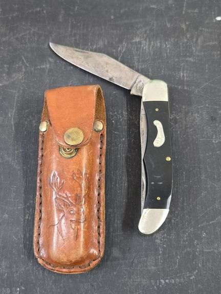 Imperial Frontier Folding Knife & Sheath. 6B