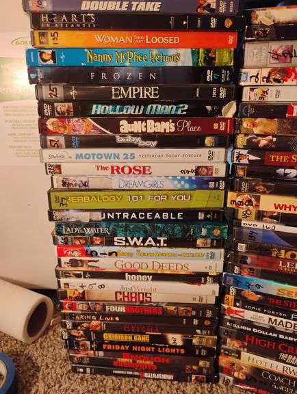 over 100 dvds