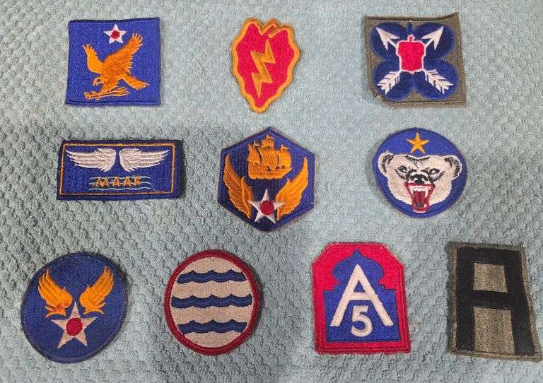 Vintage WWII Patches