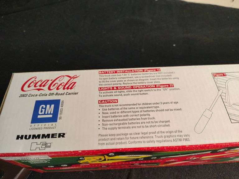 Coca Cola 2003 Off Road Carrier Hummer