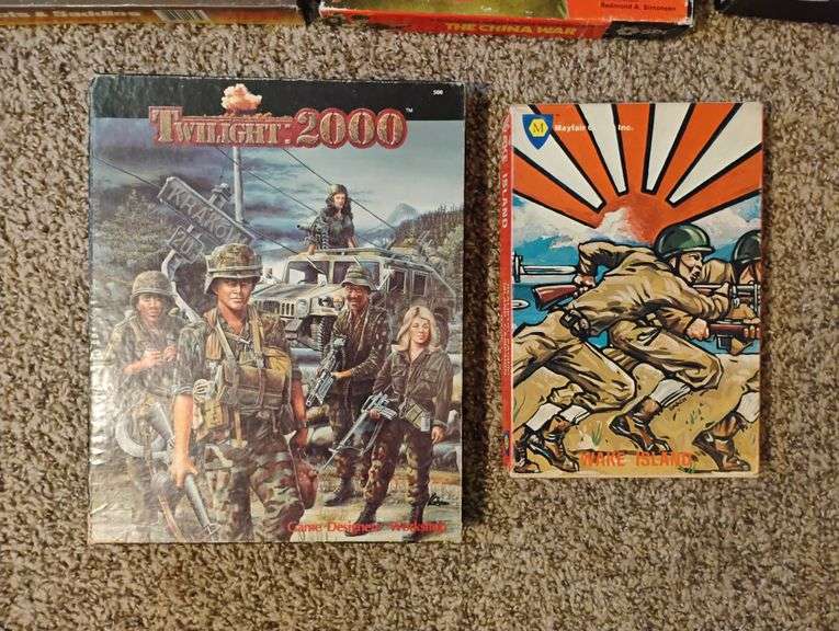 8 vintage military board games