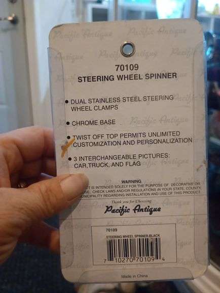 Steering wheel spinner new in package