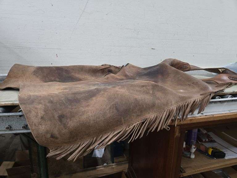 Vintage Leather Chaps. 5A