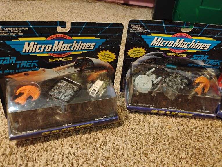 micro machines star trek toys lot