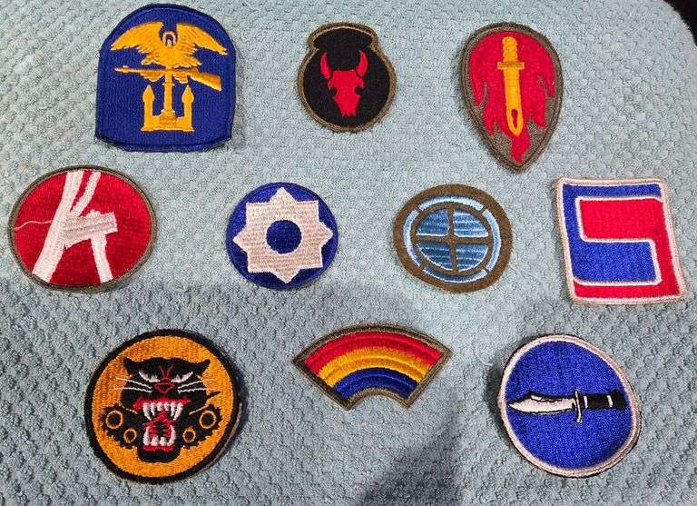 Vintage WWII Patches