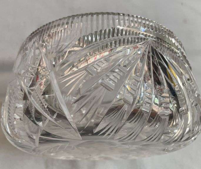 Vintage Crystal Bowl - Fruit theme