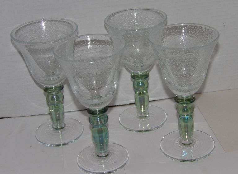 Bubble Glass Stemware