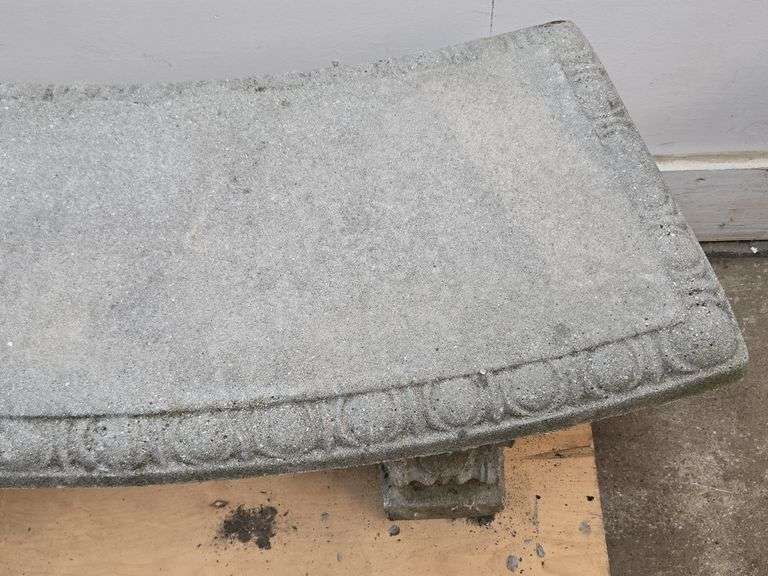 Concrete Garden Bench