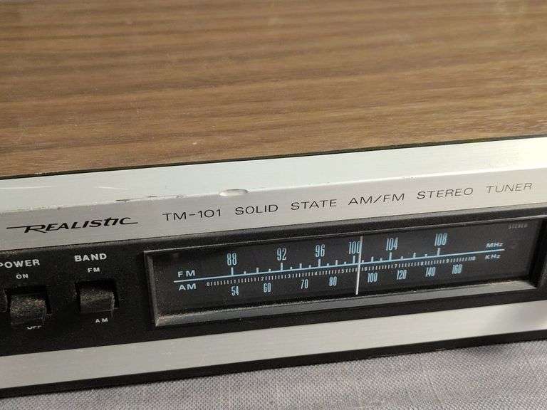 Realistic amp and tuner