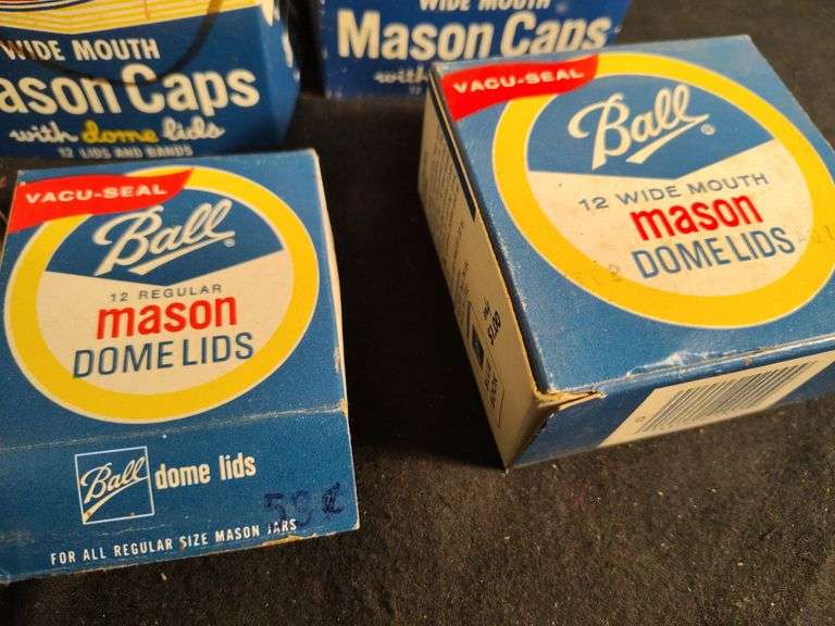 Wide mouth rims and lids for canning jars