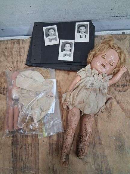 Vintage photos and dolls (Shirley Temple). 2a