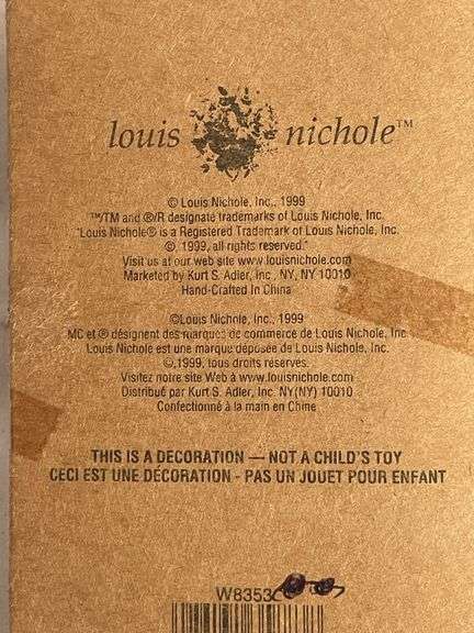 House of Louis Nicole Doll Girl Ornaments