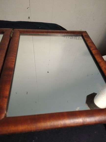3 Panel antique mirror