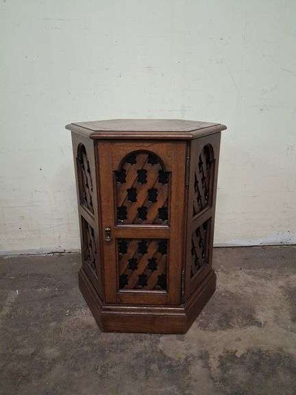 Hexagon side cabinet