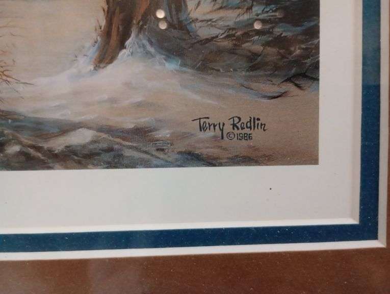 Terry Redlin "The Sharing Season II" 24 1/2"×17"