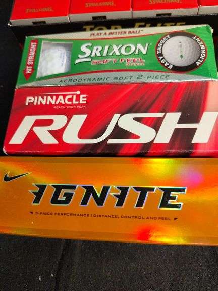12 New boxes of golf balls