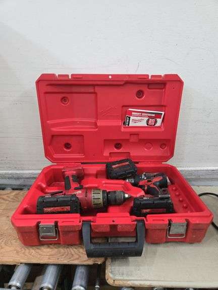 Milwaukee Cordless Tools with Hard Case. 5E