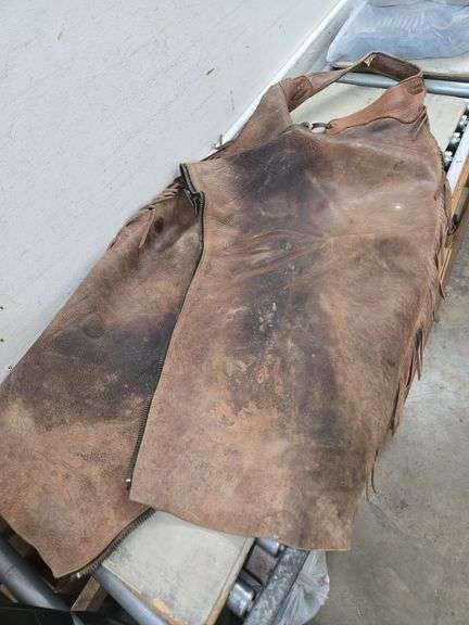 Vintage Leather Chaps. 5A