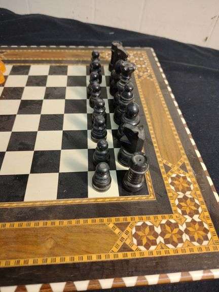 Wood chess board