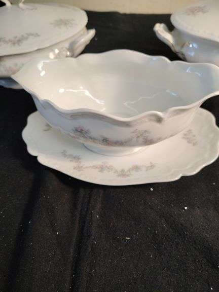 Bavaria China serving dishes serving bowls with lids & gravy boat