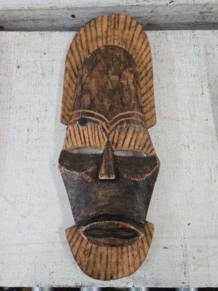 Vintage African Totem? Mask (BIN $200). FR