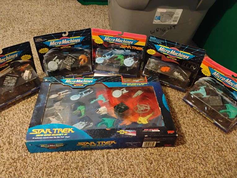 micro machines star trek toys lot