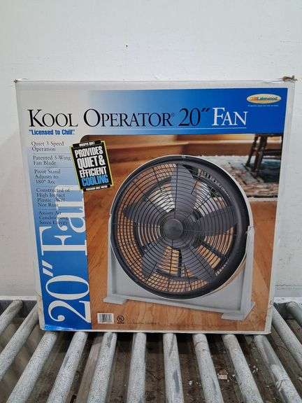 20 in 3 speed fan. 2d