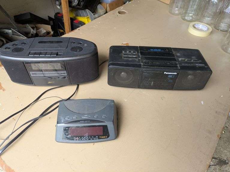 Two (2) Radios and a Timex Alarm Clock