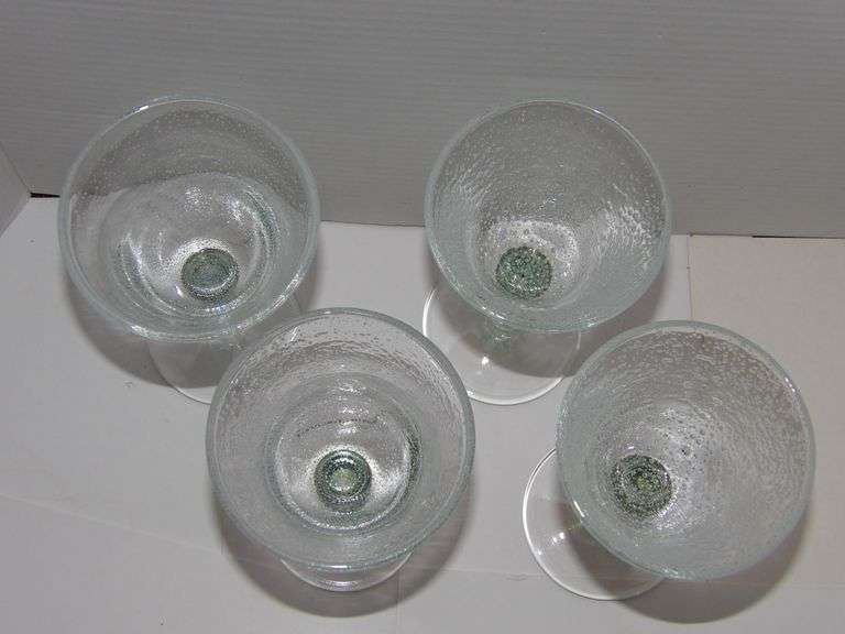 Bubble Glass Stemware