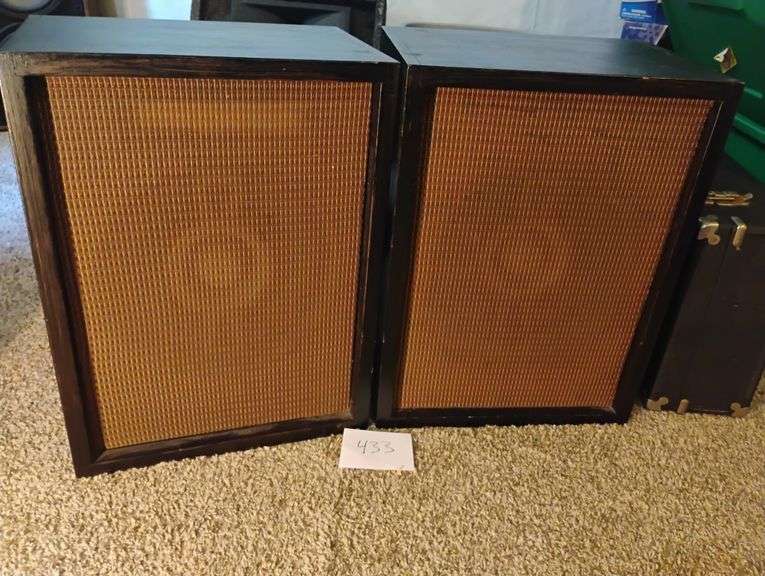 2 vintage 12 inch jensen 2 way look great and tested