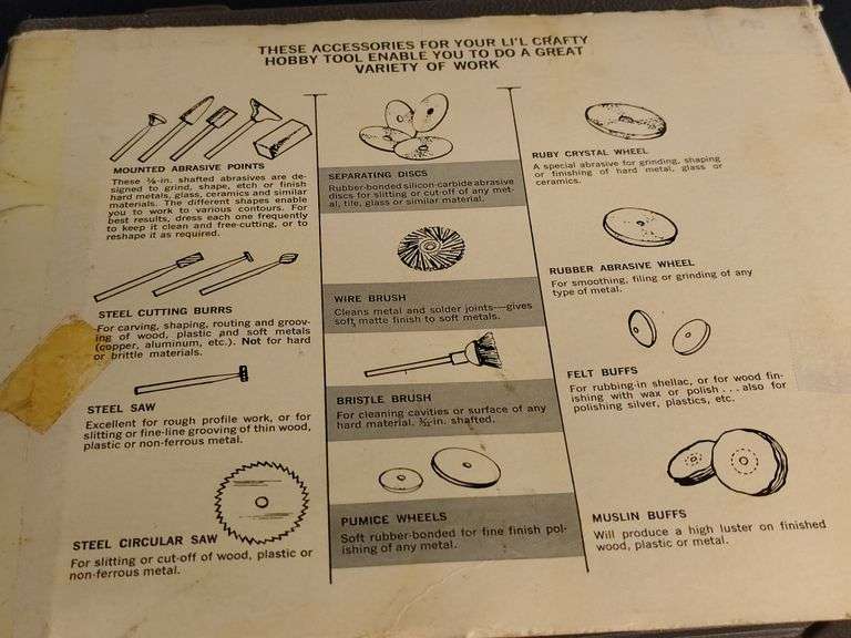 Sears Lil Crafty Hobby Tool